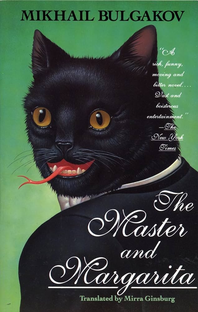 book cover for mikhail bulgakov's master and margarita